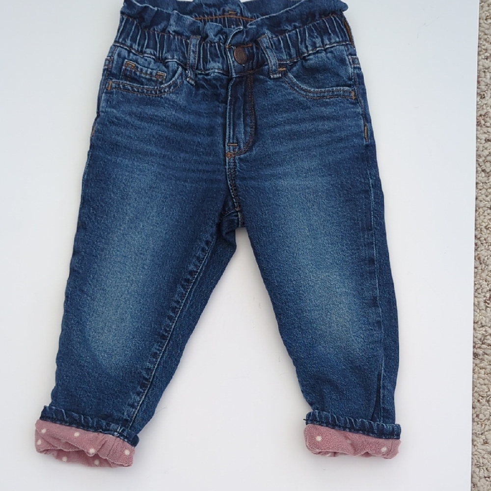 GAP Blue and Pink Relaxed Fit Jeans